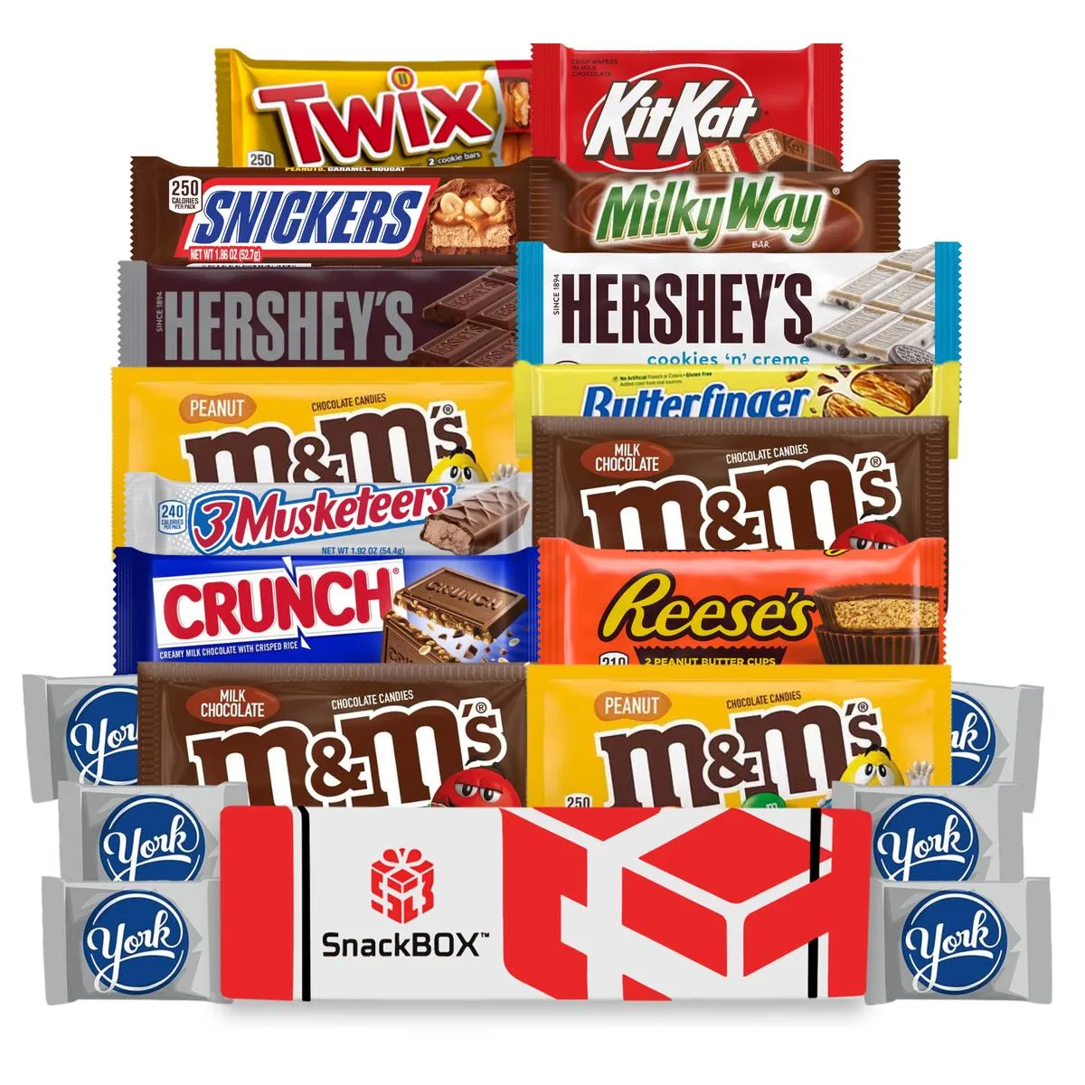 *NEW* Chocolate Candy Bar Box (20 Snacks)